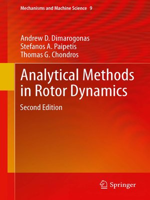 cover image of Analytical Methods in Rotor Dynamics